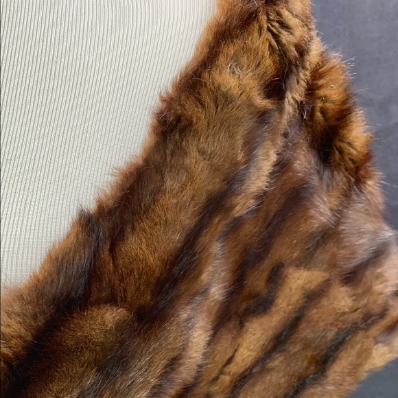 Vintage Genuine Real Ermine Fur Stole Wrap - Picture 2 of 6